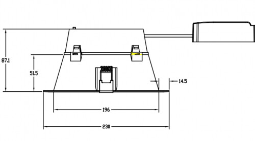 m-light Alasvalo dense 15-21w syvä