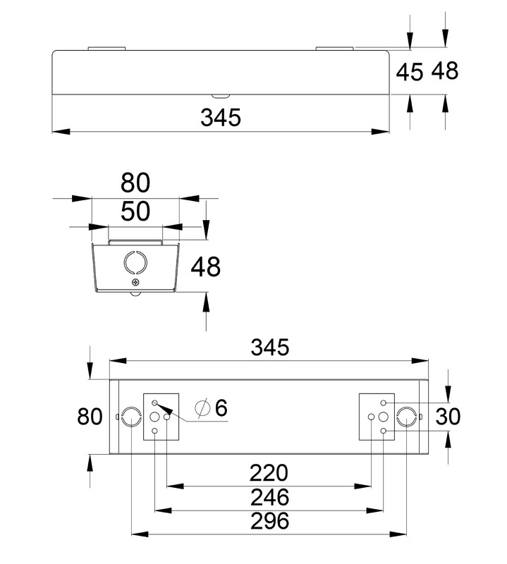 teknoware Turvavalaisin trail twtc271w 24-230v ip20