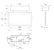 teknoware Exit light silver tws6592wa 230vac ip20 1h