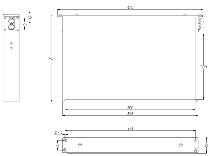 teknoware Opastevalaisin plus twtf151wk 230vac/dc ip55