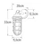 konstsmide Wall luminaire olbia ip44 e27 gc bl