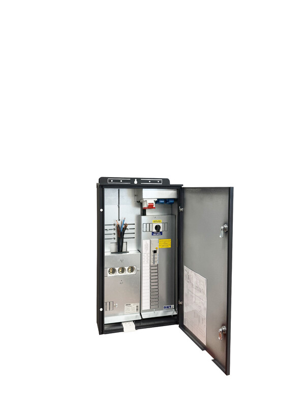 MÄTCENTRAL FE LUJA M125.0 25A IP34 RAL9005