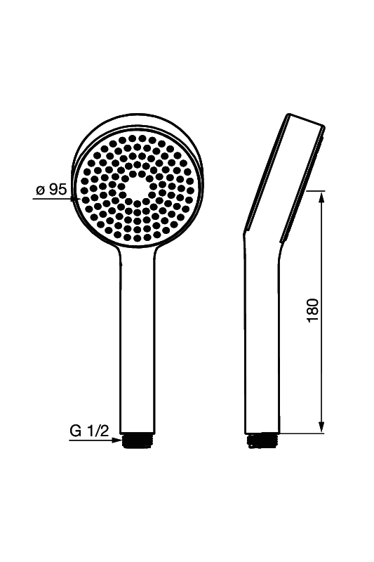 oras Handdusch oras 254021 apollo eco 9 l/min
