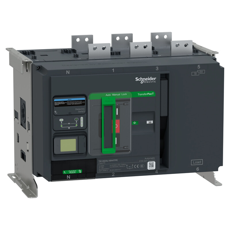 VAIHTOKYTKIN TRANSFERPACT TA1A ACTIVE 1000A 3P LCD-HMI