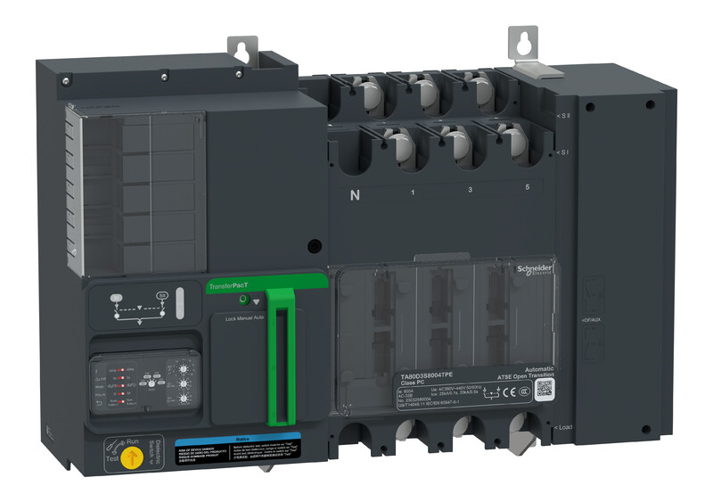 VAIHTOKYTKIN TRANSFERPACT TA80 800A 3P VALINTAKYTKIN-HMI