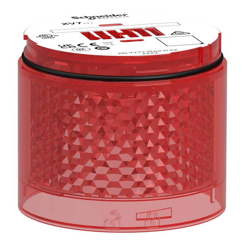 schneider electric Signal light harmony flashing red colored lens