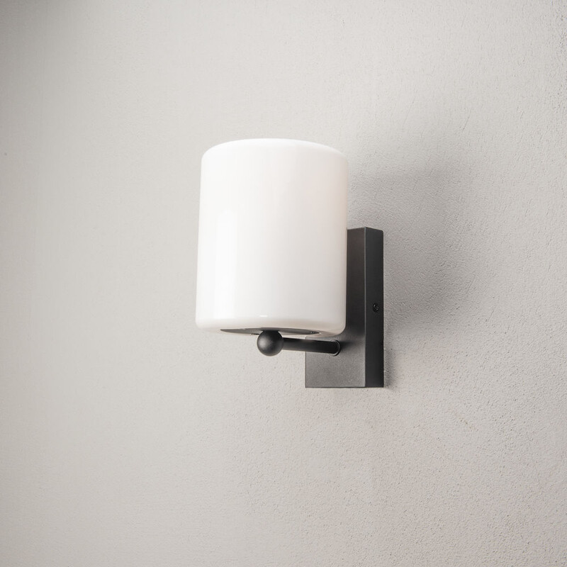 konstsmide Väggarmatur portici ip44 e27 aco bl