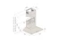 savo Spiskåpa savo c-5306-b 60cm svart