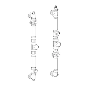 nibe Heatpump accessory nibe fms 30 installation kit f13x5
