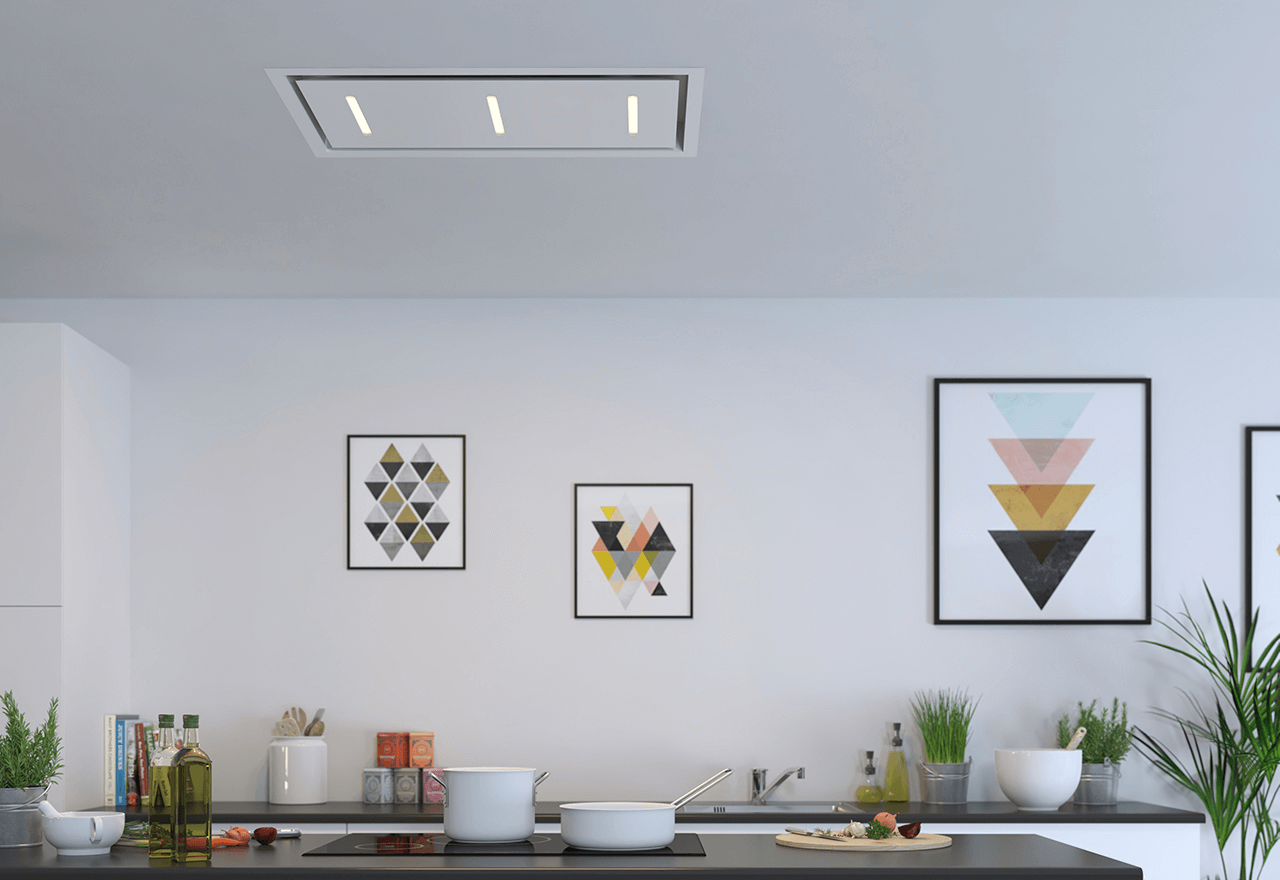 thermex Köksfläktar thermex metz medio led strip ii vit