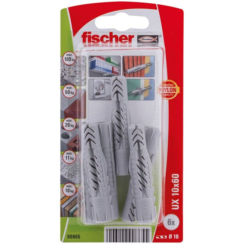 fischer Universal plug fischer ux 10x60 k nv