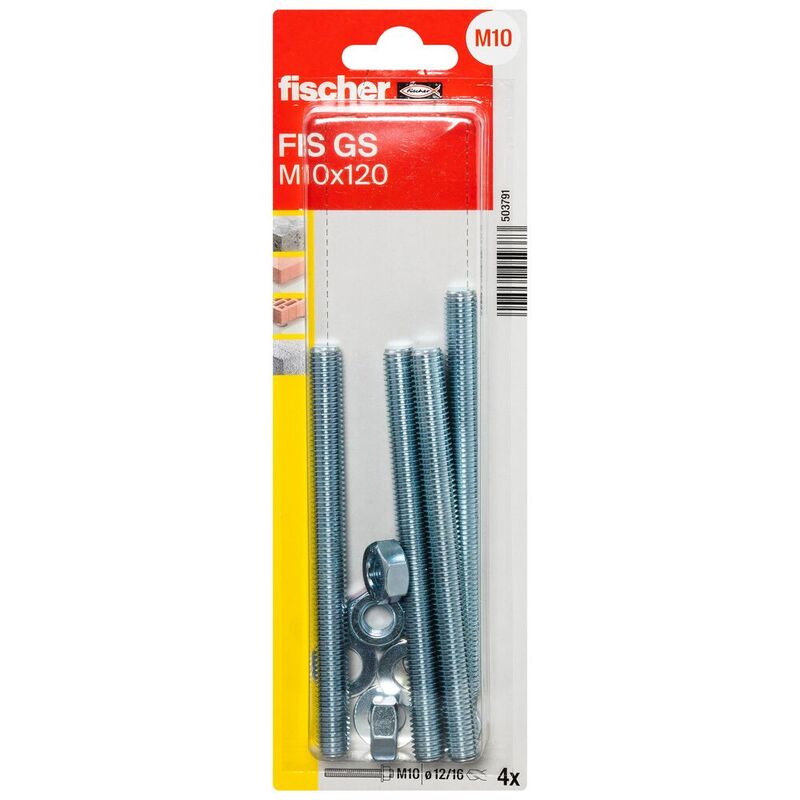 fischer Injectio thread anchor fischer fis gs m10x120 k nv zn