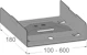mp bolagen Jatkokappale mp bolagen mp-364s 400mm levyhylly 400s