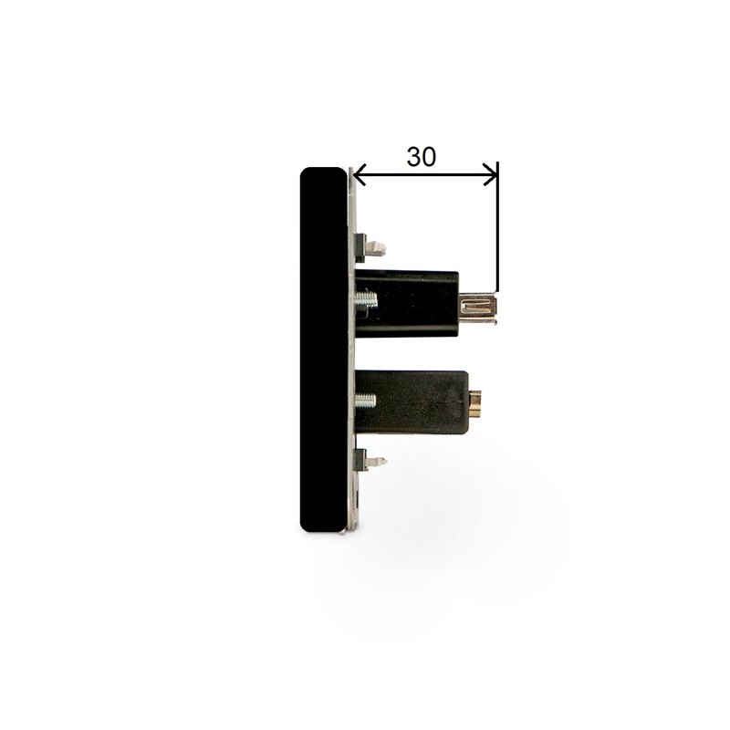 ensto Av-box intro hdmi/usb terminal, black