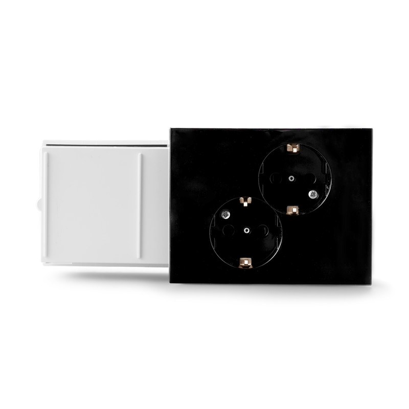 ensto Kanavapistorasia ensto 2s/16a/ip20 kyt.upr musta
