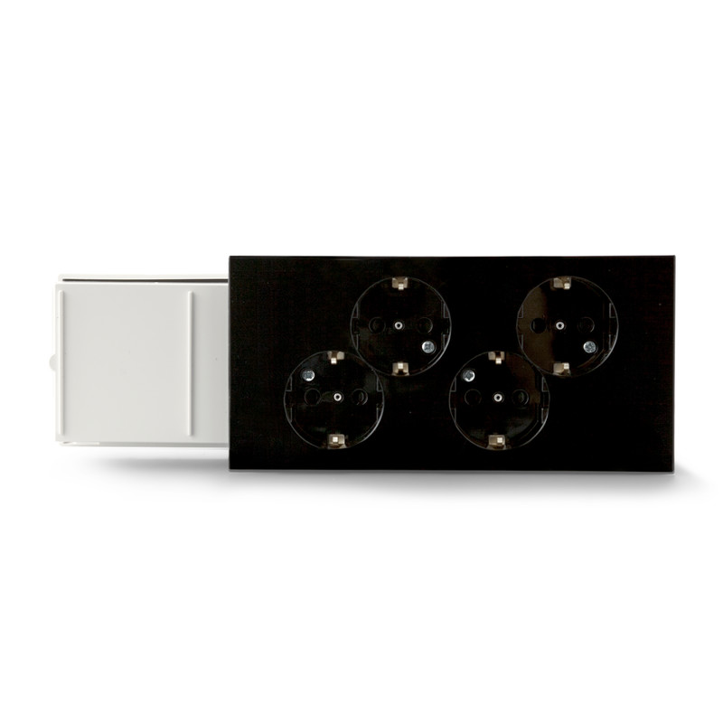 ensto Kanavapistorasia ensto 4s/16a/ip20 kyt upr musta