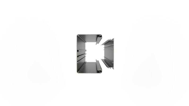 mp bolagen Office trunking tb1010-2 al 100x65x3000 black