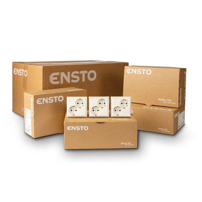 ensto Pistorasia ensto intro 2s/16a/ip21/upj val 100 kpl