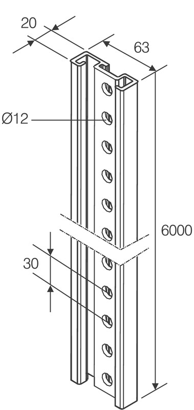 ensto Suspension rail nsr12 suspension rail