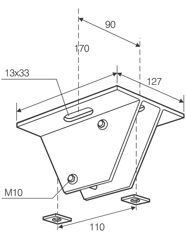 ensto Ceiling clamp nsh14 14kn