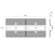 concord High bay luminaire rocks ip65 290w 54000lm 75d