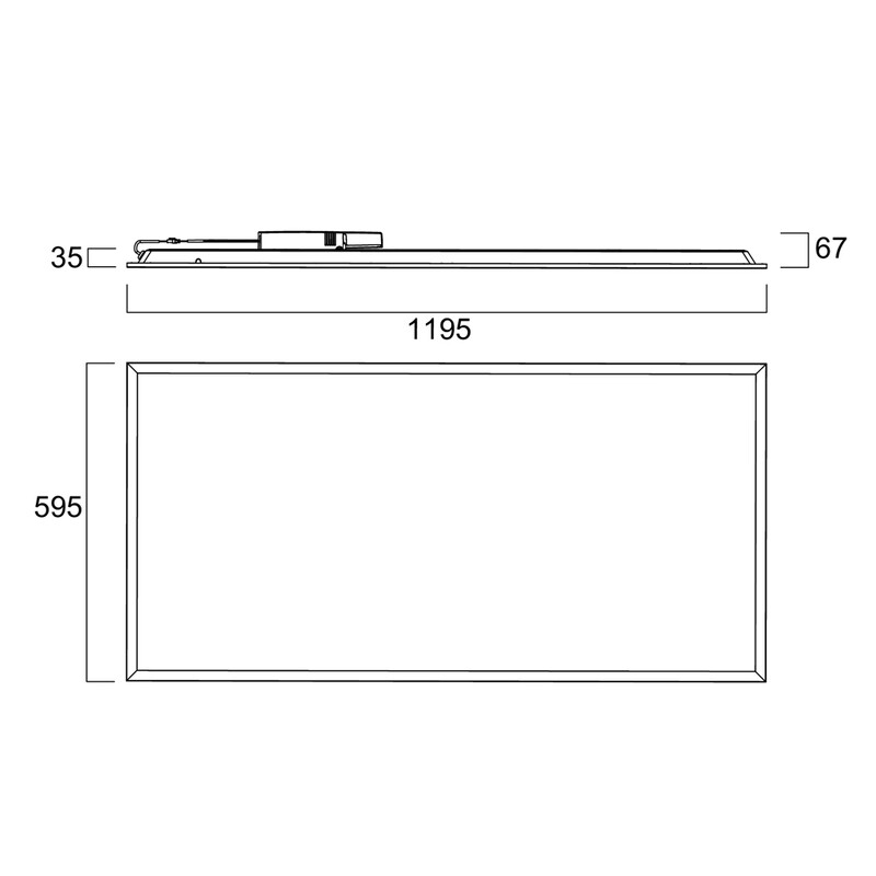 sylvania Moduulivalaisin quantum ip54 1200 5200–6000lm 830 mp