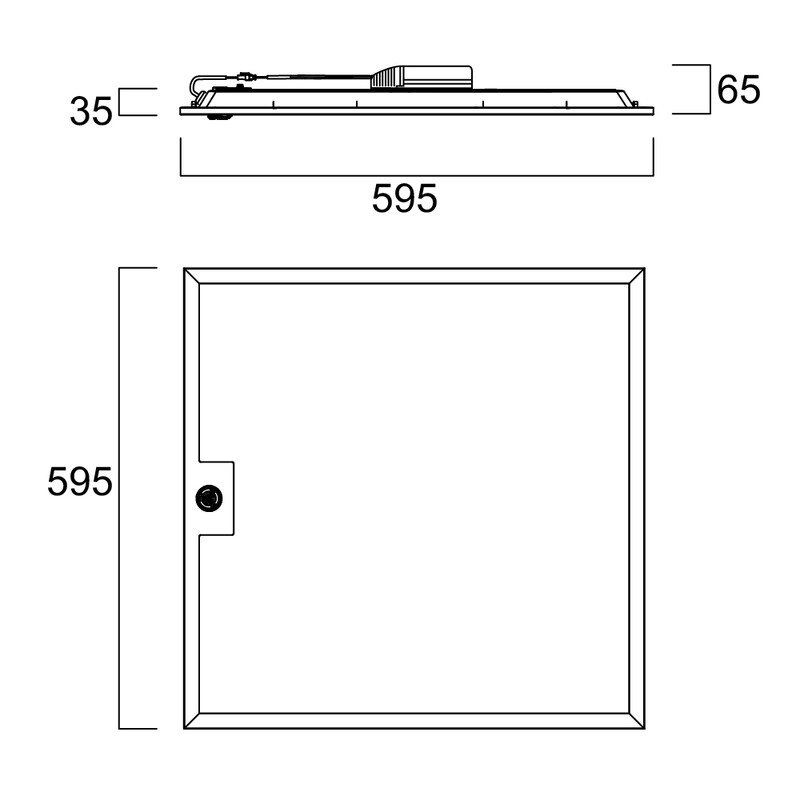 sylvania Moduulivalaisin quantum ip54 600 28w 4300lm 830 sensor
