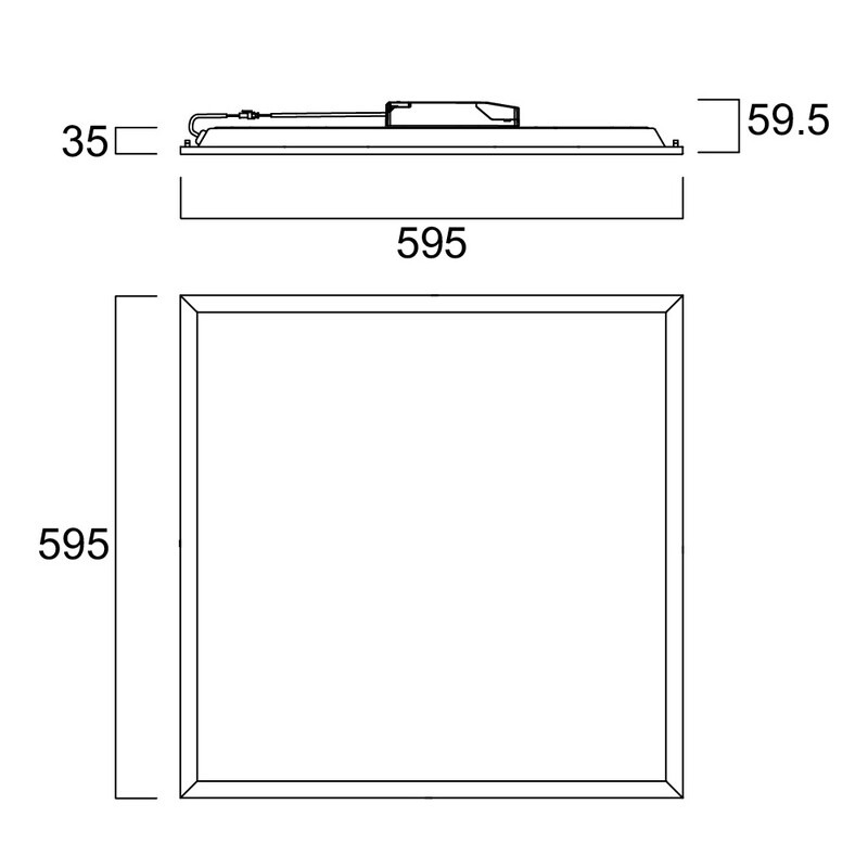 sylvania Moduulivalaisin quantum ip54 600 4300lm 830 nosensor