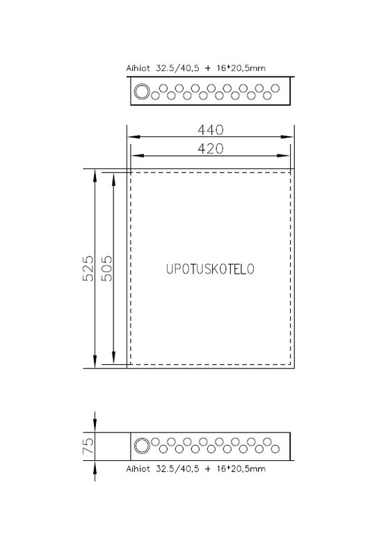 utu Box for flush mounting flush mounting collar 54