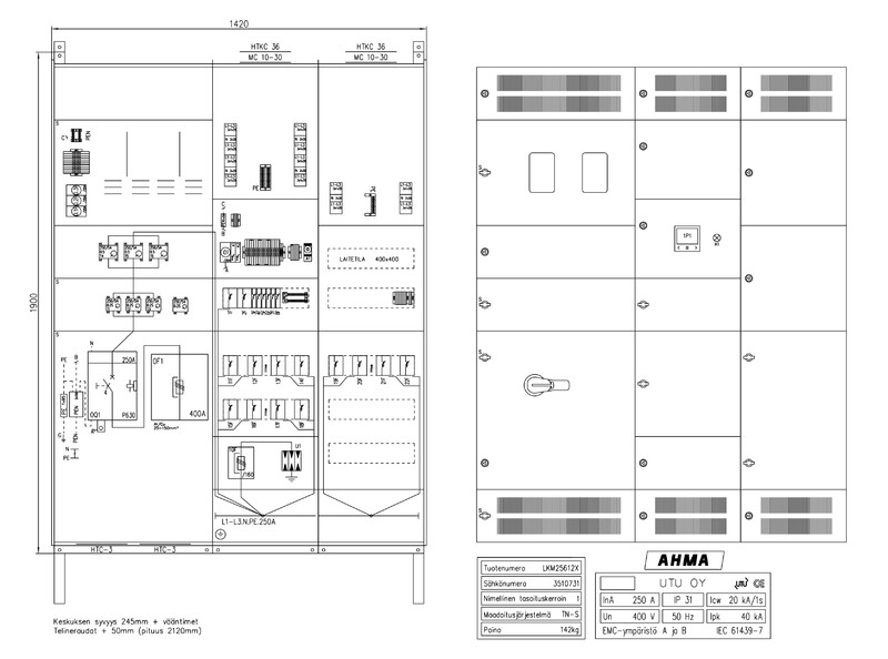utu Cable cabinet e-mobility ahma lkm25612x