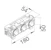 hager Duct socket gs3001 3-f wa-wi black