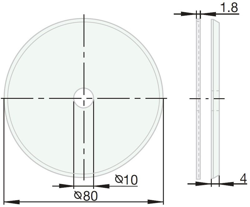 hager Frame glas 1f f. switch glass white