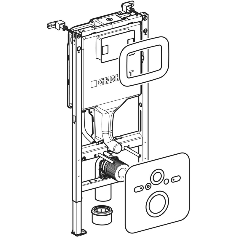 geberit Asennusteline geberit duofix sigma sawa 112cm pe-x