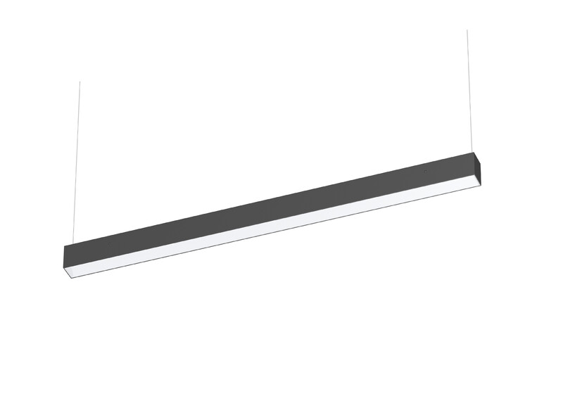 ledimo Surface mnt./suspen. luminaire office linear ip40 40w 3k b da
