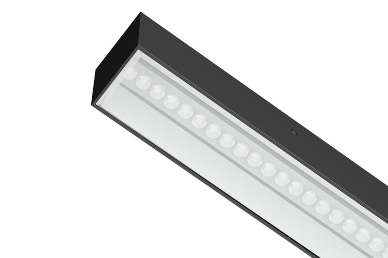 ledimo Påputs-/pendelarmatur office linear ip40 28w 4k w