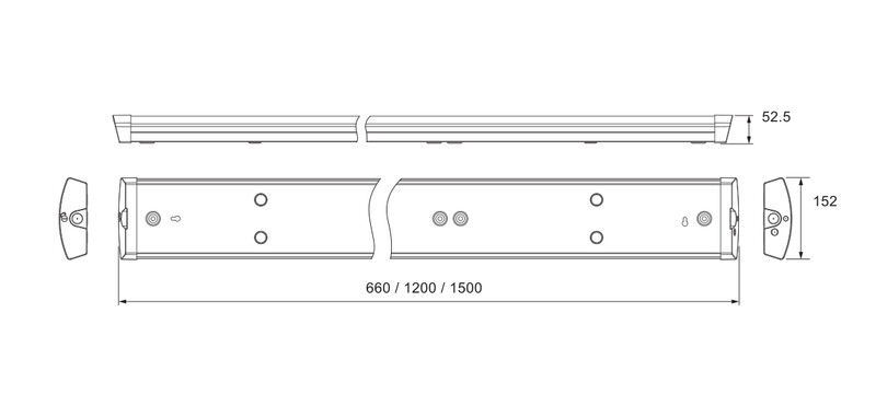 ledimo Teollisuusvalaisin easy reg. ip44 20w 660mm 840 da2