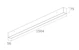 ledimo Surface mnt./suspen. luminaire office linear ip40 35w 3k w da