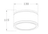 ledimo Alasvalo dura sf ip65 18w 130mm 830 36deg w