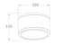 ledimo Downlight dura sf ip65 35w 250mm 830 36deg w da2