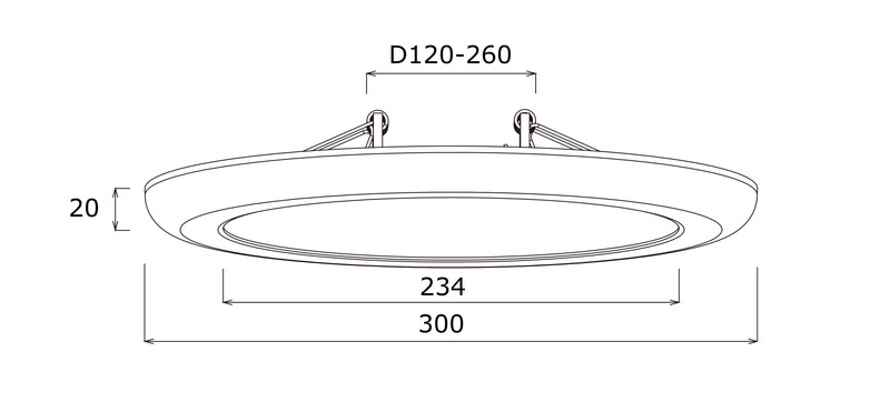 ledimo Alasvalo thin 300m 22w cct3 120deg sen