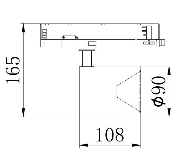 ledimo Kohdevalaisin easytrack mini 20w 930 b 24deg dali2