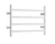 rej design Towel rail electric rej largo e 60444 white,w.timer