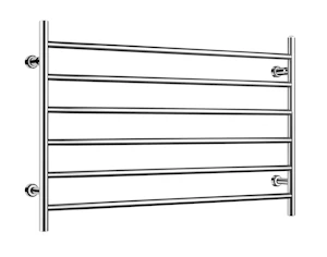 rej design Pyyhekuivain sähkö rej largo e100646 kromi,timer,75w