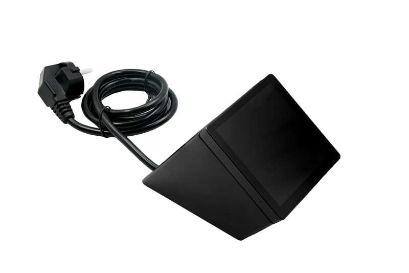 INSTALLATION ACCESORY WALL DISPLAY STAND BLACK