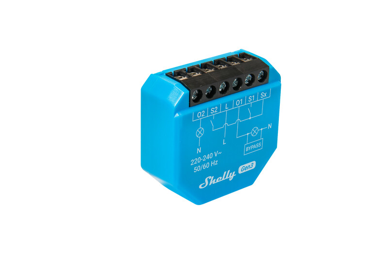 shelly Reläenhet shelly 2l gen3