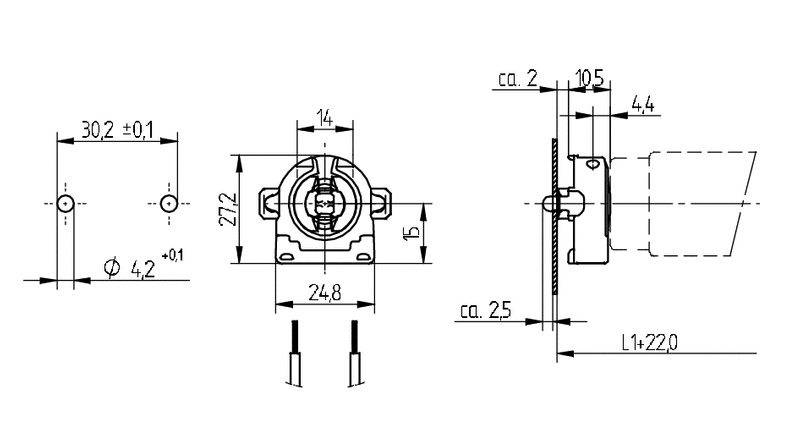 bjb Lamp holder bjb 26.422.1110.50