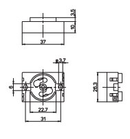 bjb Lamp holder stucchi 17/v starter holder