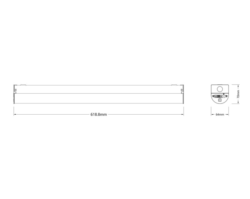 ledvance Surface mounted luminaire ln cbo 600 18w cct ml 2700lm