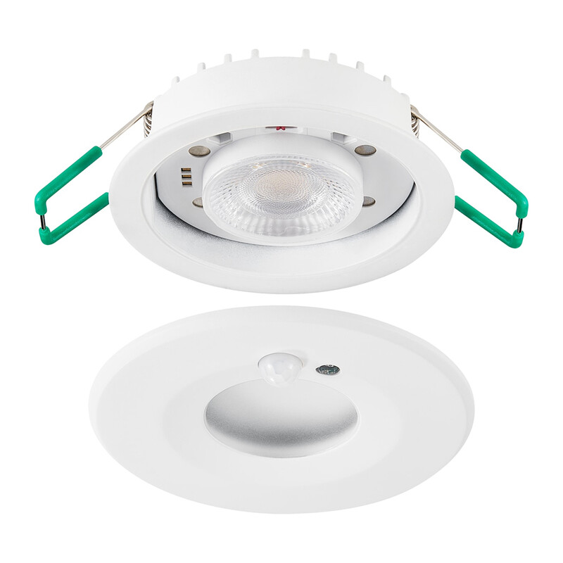sylvania Sensorarmatur start spot pir ip65 670/1050lm 3cct pir vit