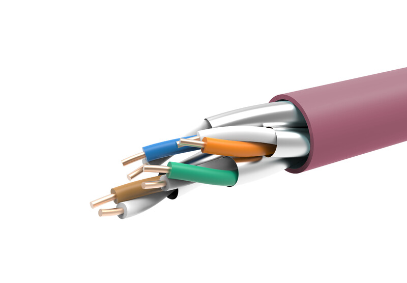 NETWORK CABLE-CAT6A LA-CAT CAT6A U/FTP 4P CCA SLIM L305